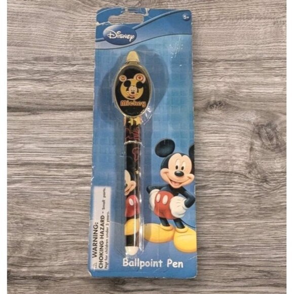 NOS Disney Ballpoint Pen Mickey Mouse National Design Walt Retro Collectible Vtg - Picture 1 of 12